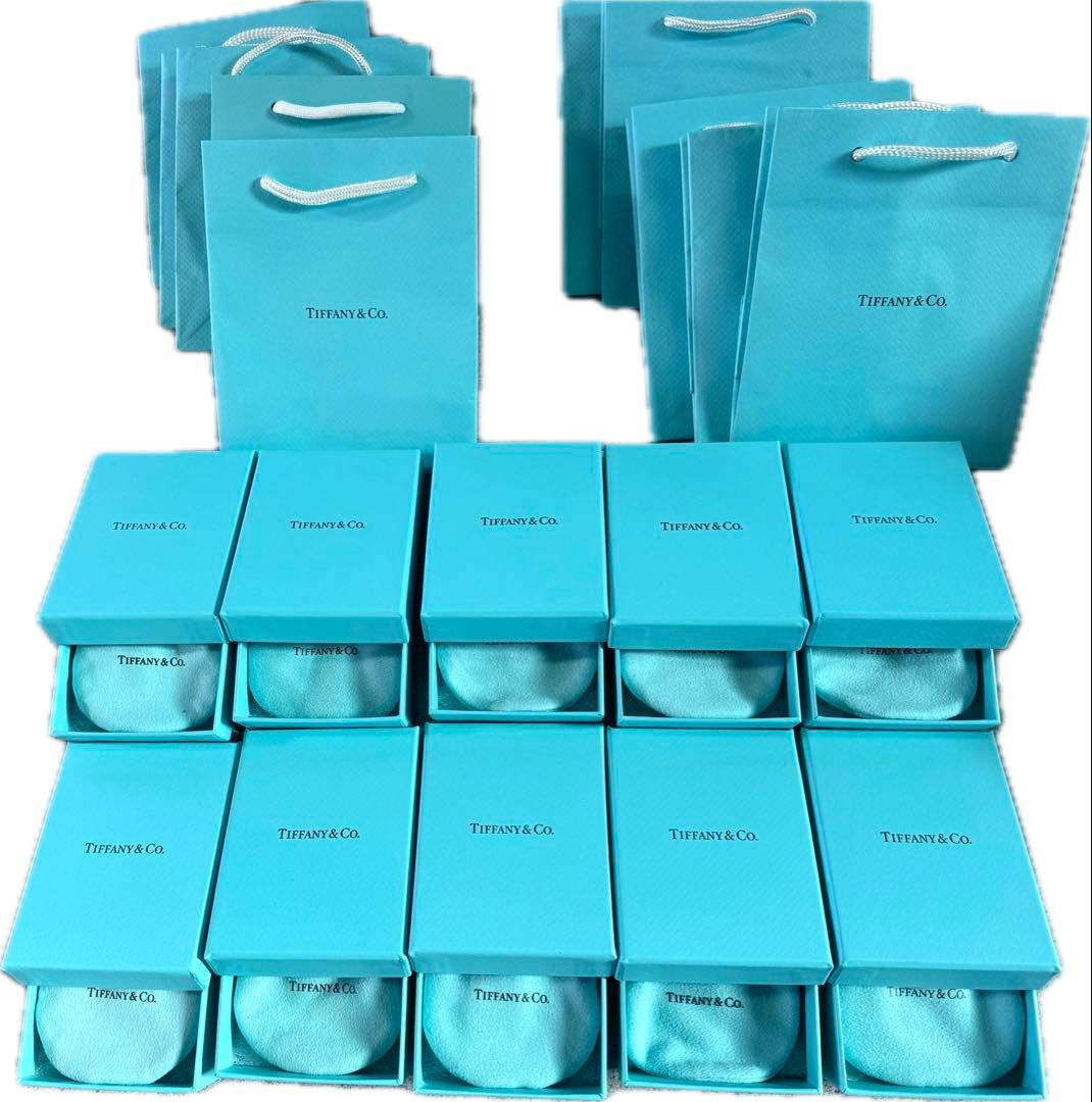 現行品Tiffanyティファニー空箱巾着ミニショッパー紙袋10セット