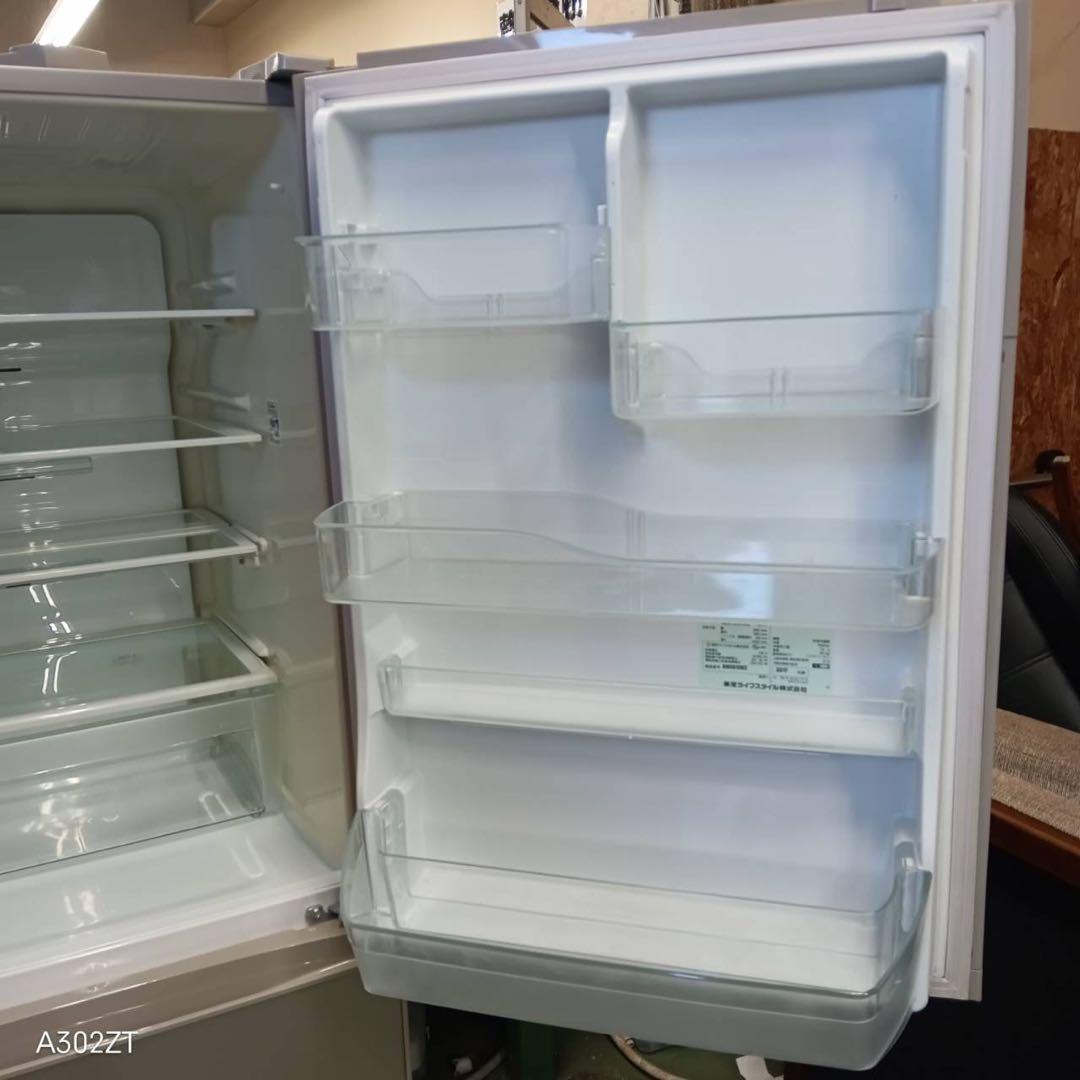 464 関東圏　冷蔵庫　大型　右開き　自動製氷機付　極美品　400L強　鏡面