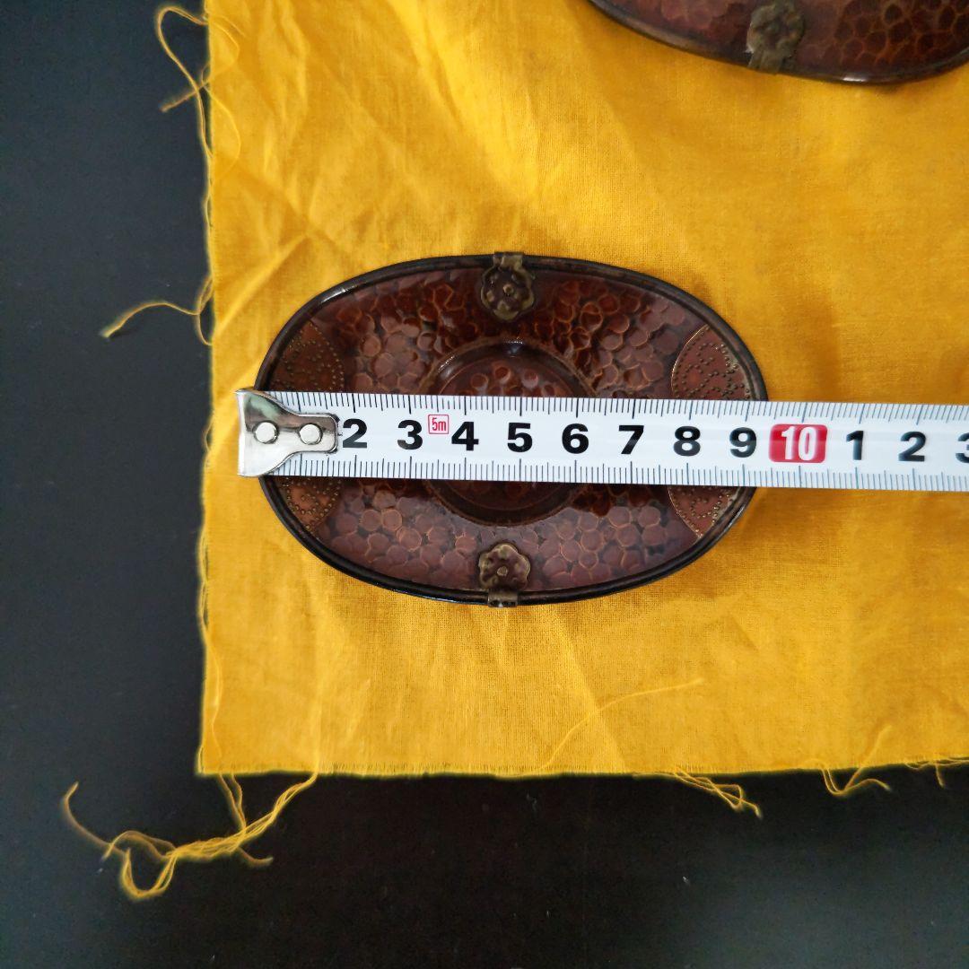 煎茶道具 銅製茶托