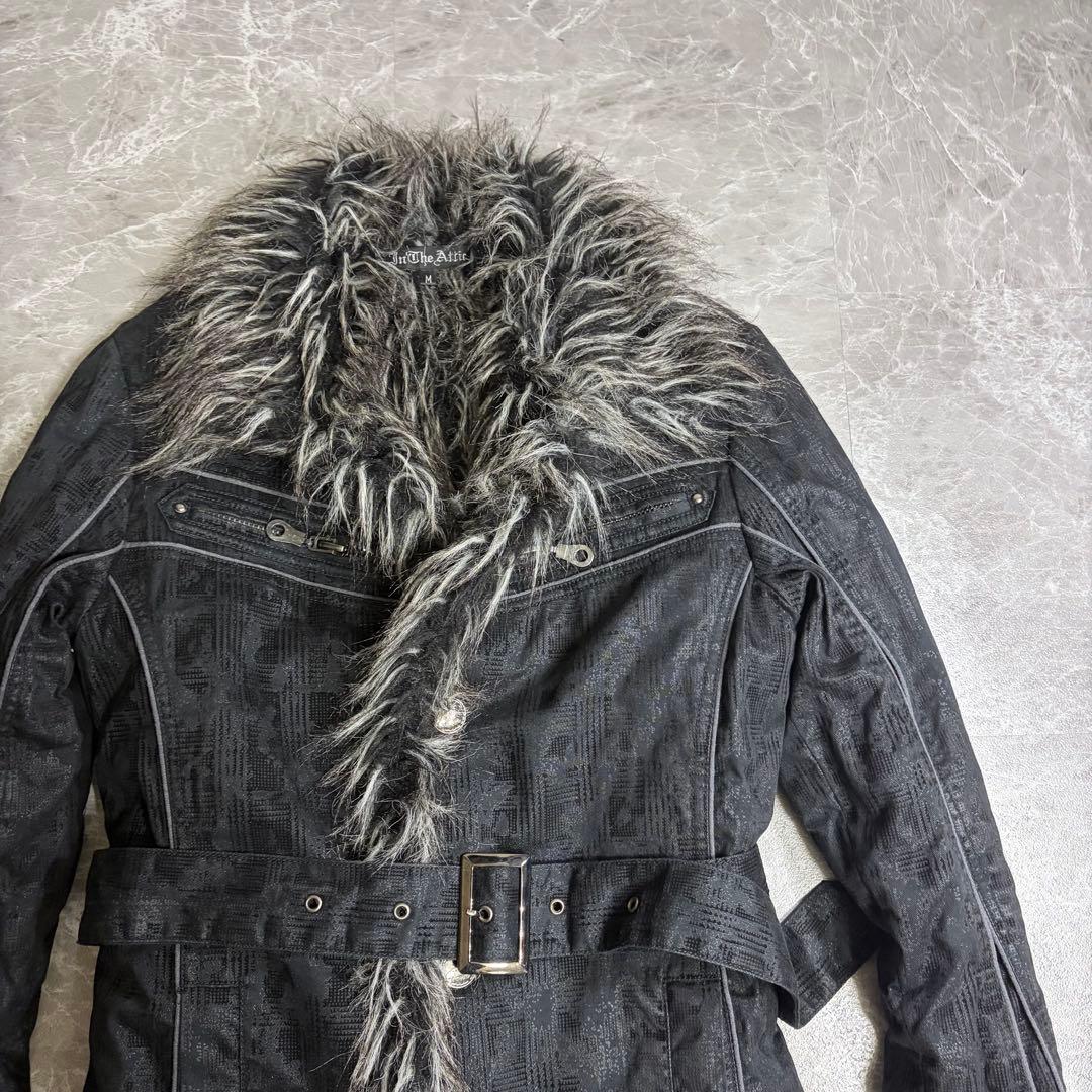 y2k 00s グランジ ファージャケット　ファーコート　お兄