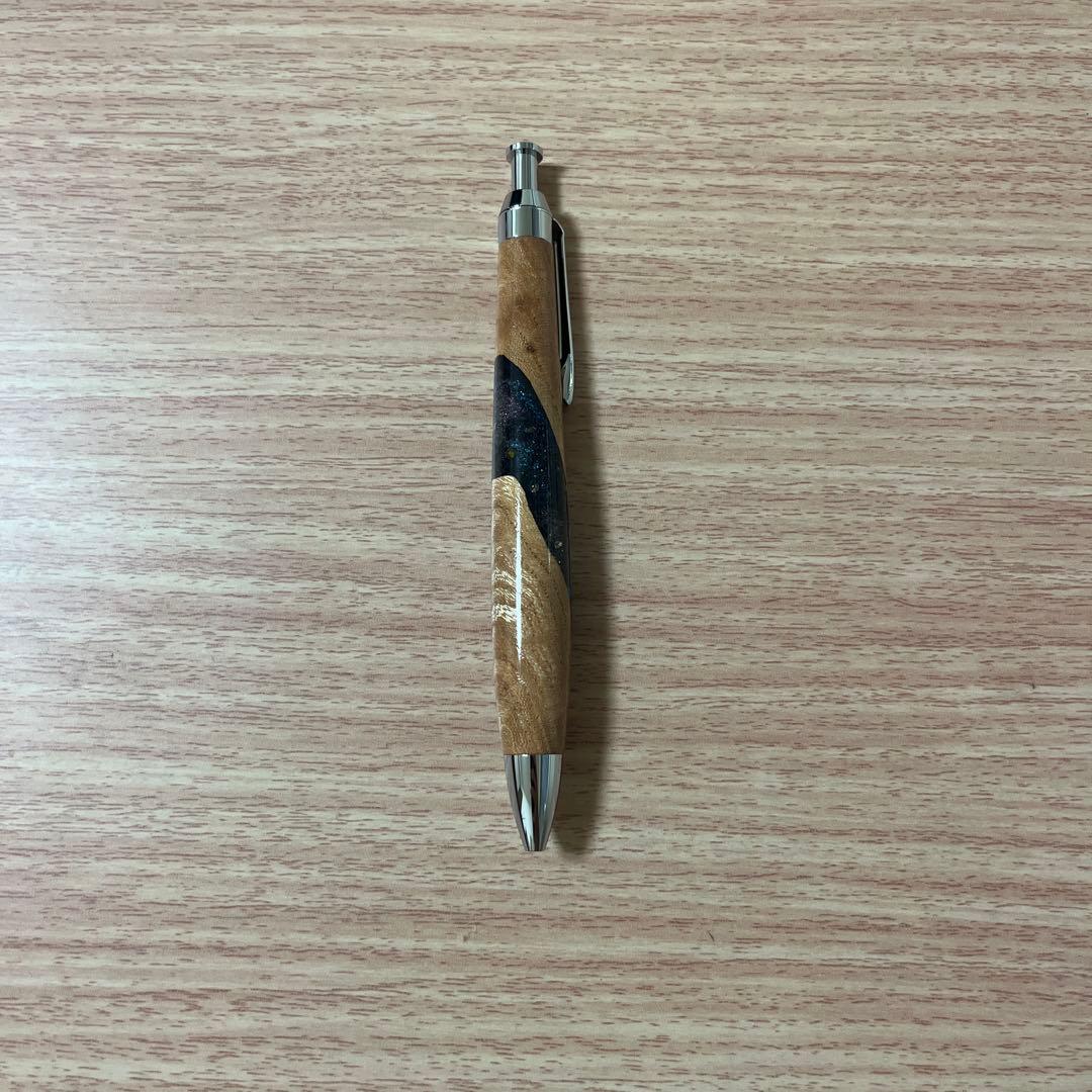 Steef & Co. 伊勢神宮欅リバーペン「彼方」　ボールペン　木軸ペン