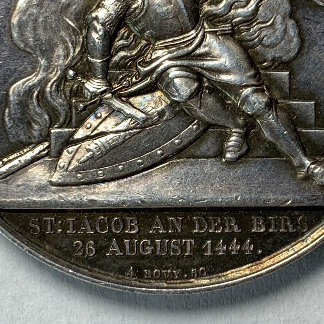 銀製　1844年 スイス　バーゼル射撃祭記念　ソーコールドターラー　外国