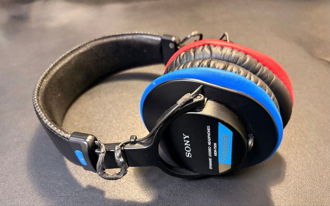 SONY MDR-7506 定番スタジオモニターヘッドホン カスタム 着脱化