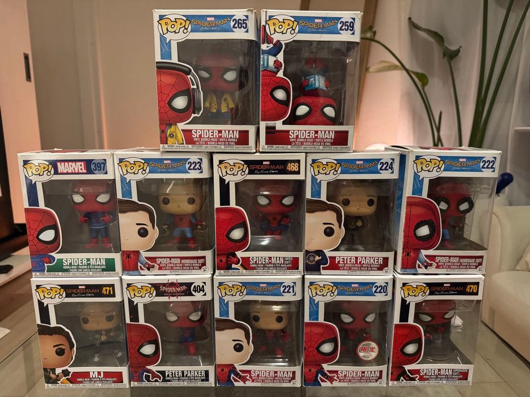 【年末価格】Funko Pop! スパイダーマン フィギュア12個セット