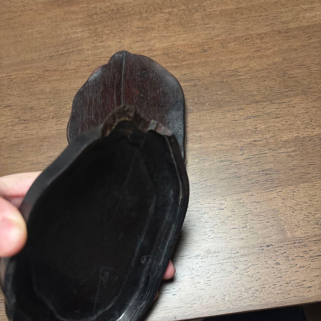 装飾的な硯　端渓硯？