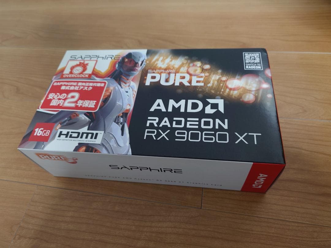 グラフィックボード・グラボ・ビデオカード Radeon RX 9060 XT GAMING OC 16GB