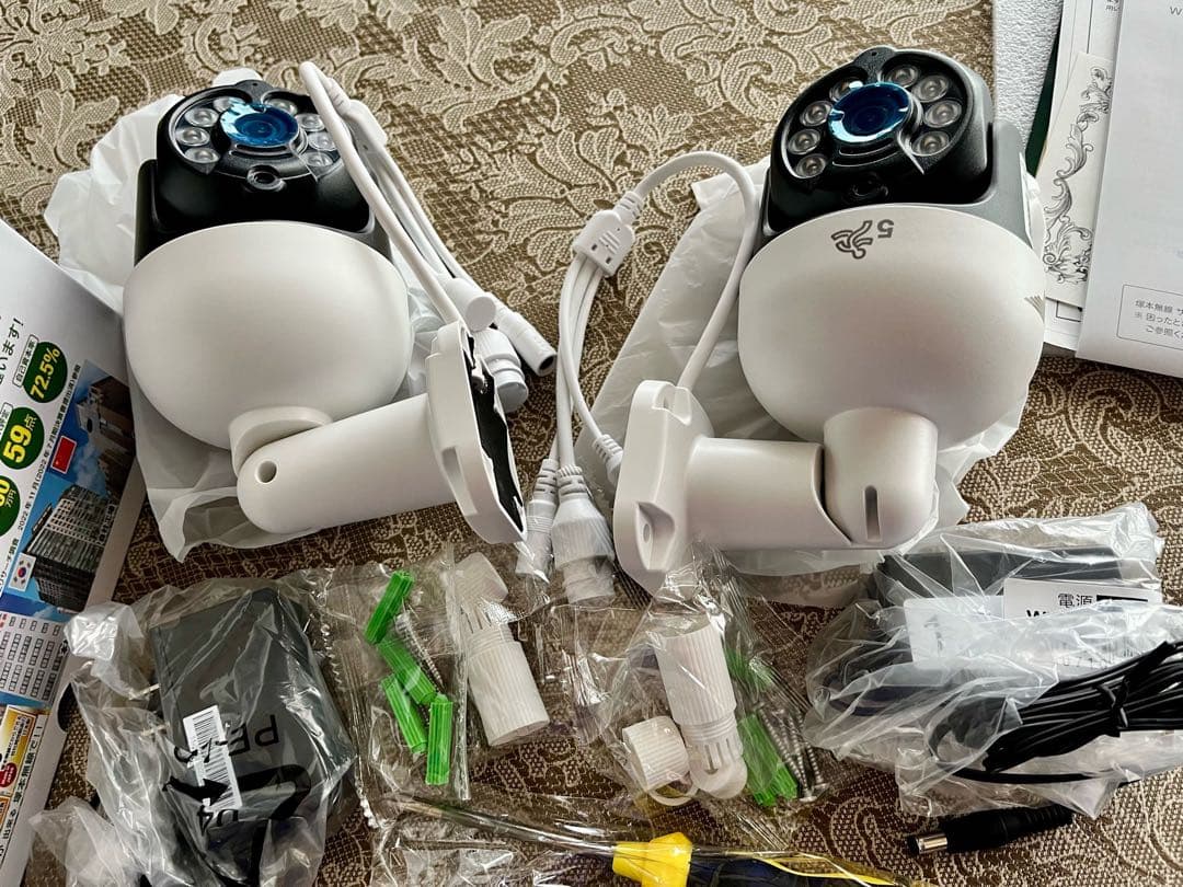 新品未使用☆2台セット☆塚本無線 防犯カメラ WTW-EGDRY388GW