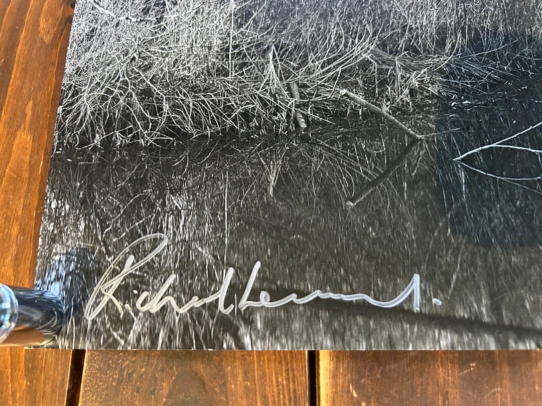 写真家Richard Learoyd 自筆サイン入りエキシビションポスター