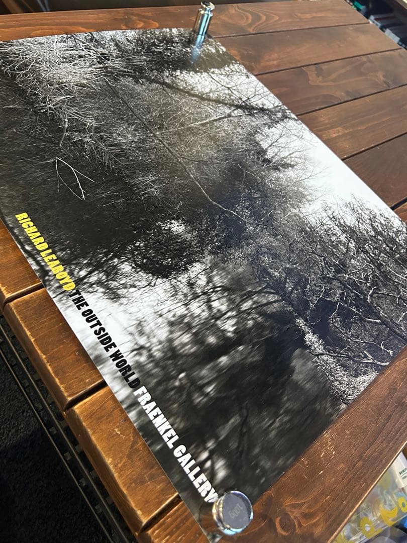 写真家Richard Learoyd 自筆サイン入りエキシビションポスター