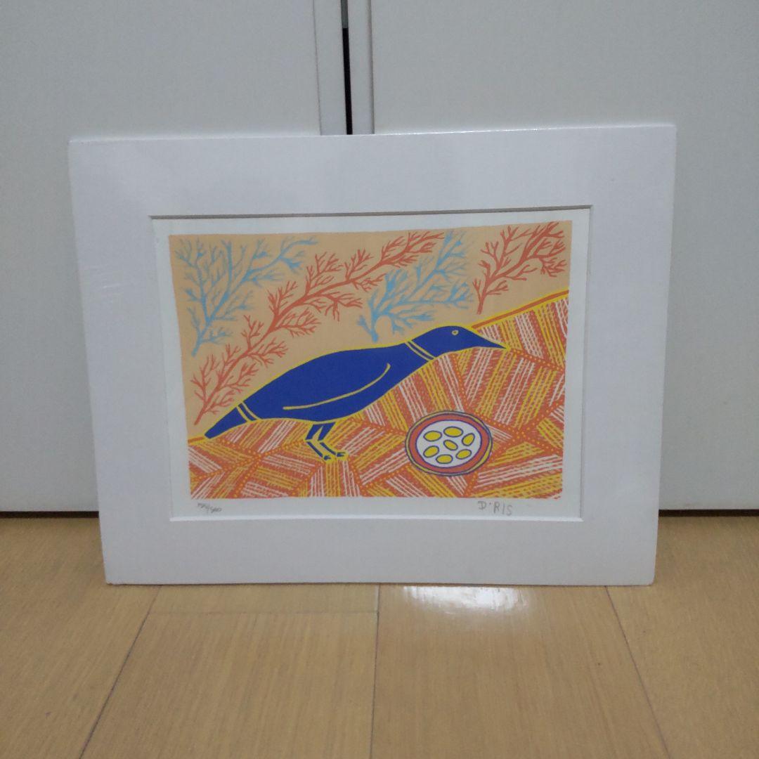 シルクスクリーン作品　直筆サインあり doris gingingara