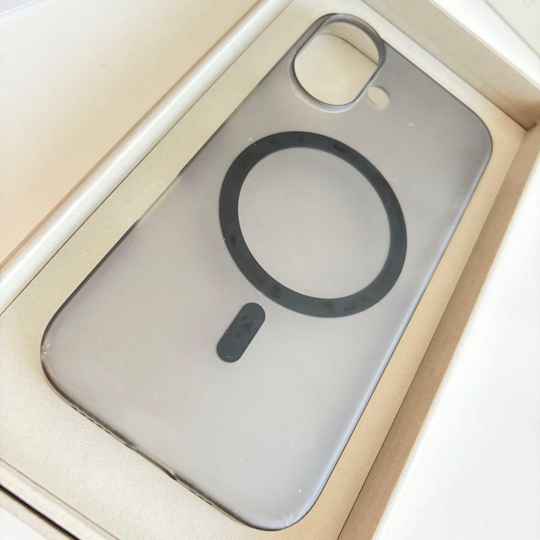 【傷なし美品】iPhone16 ホワイト 128GB SIMフリー ケース付き