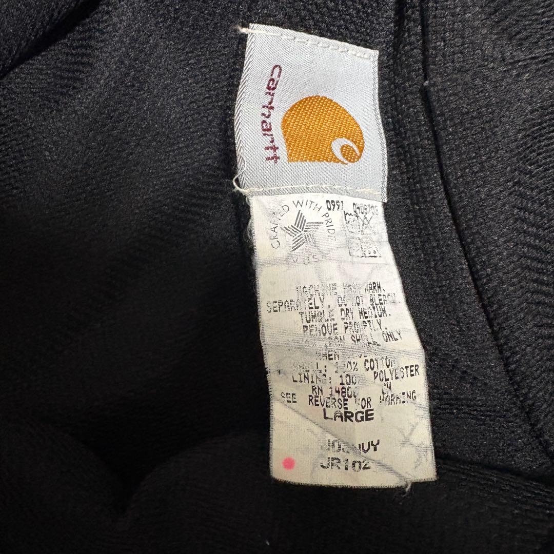 90s USA製 カーハート アクティブ ジャケット ネイビー L