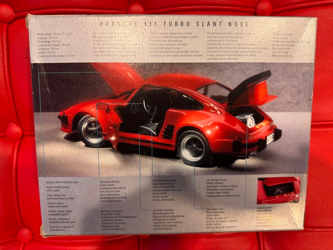1/24Testors×Italeri）ポルシェターボ スラントノーズ未組立品
