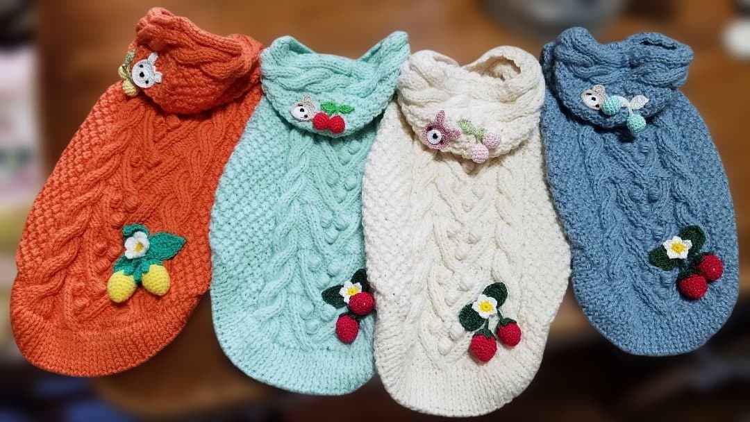 犬服♪手編み♪3名様オーダー受付終了致しましたm(__)m