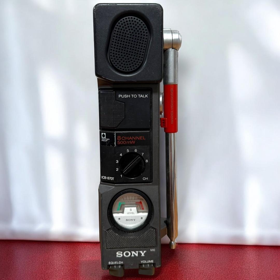 A ☆ ソニー ICB-870T 8ch トランシーバー 無線機 市民ラジオ