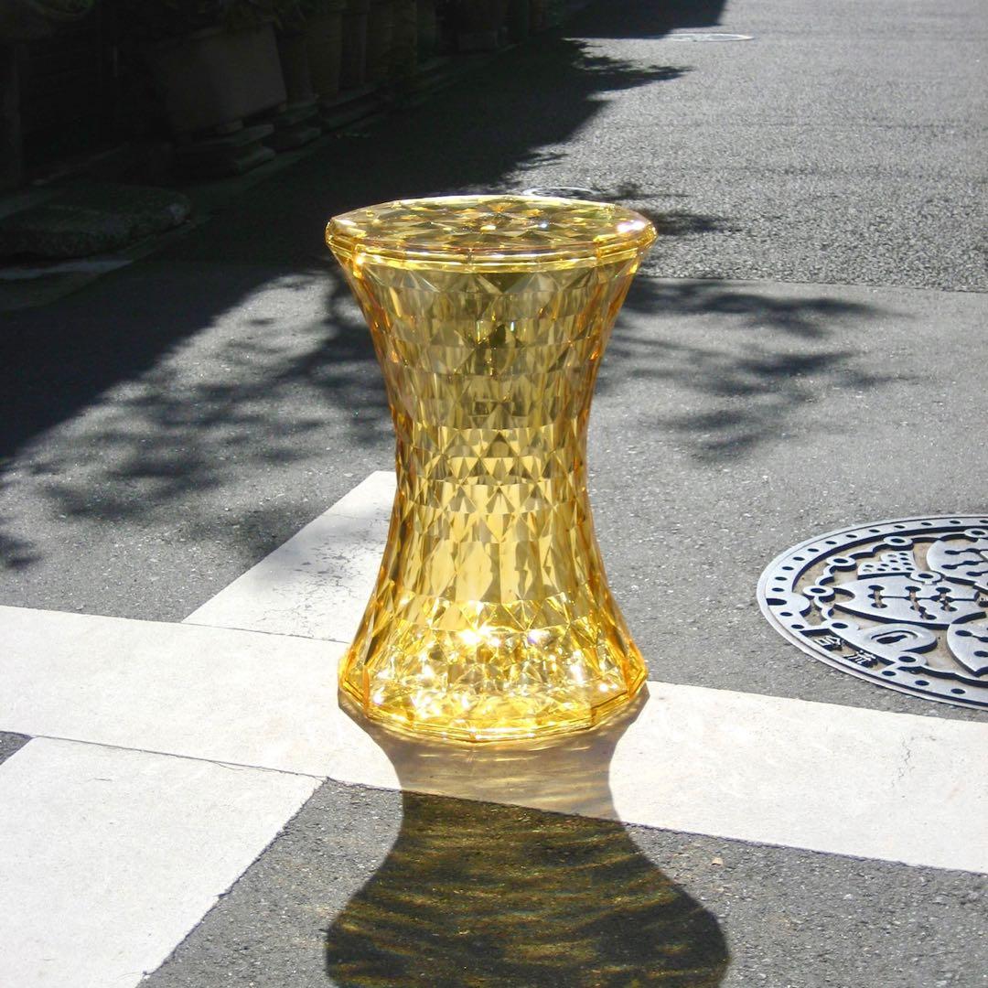 【正規品】 Kartell カルテル Stone ストーン スツール イエロー