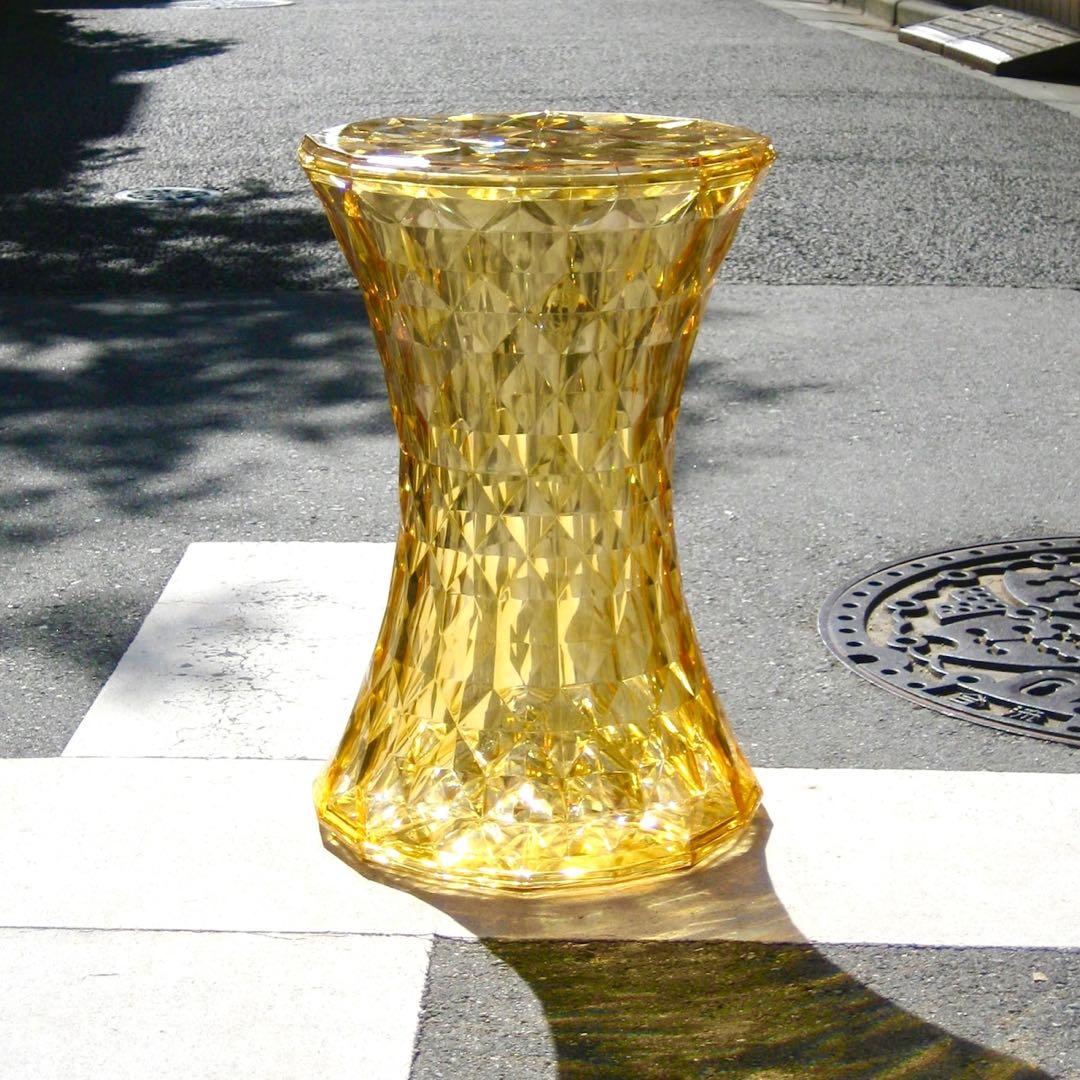 【正規品】 Kartell カルテル Stone ストーン スツール イエロー