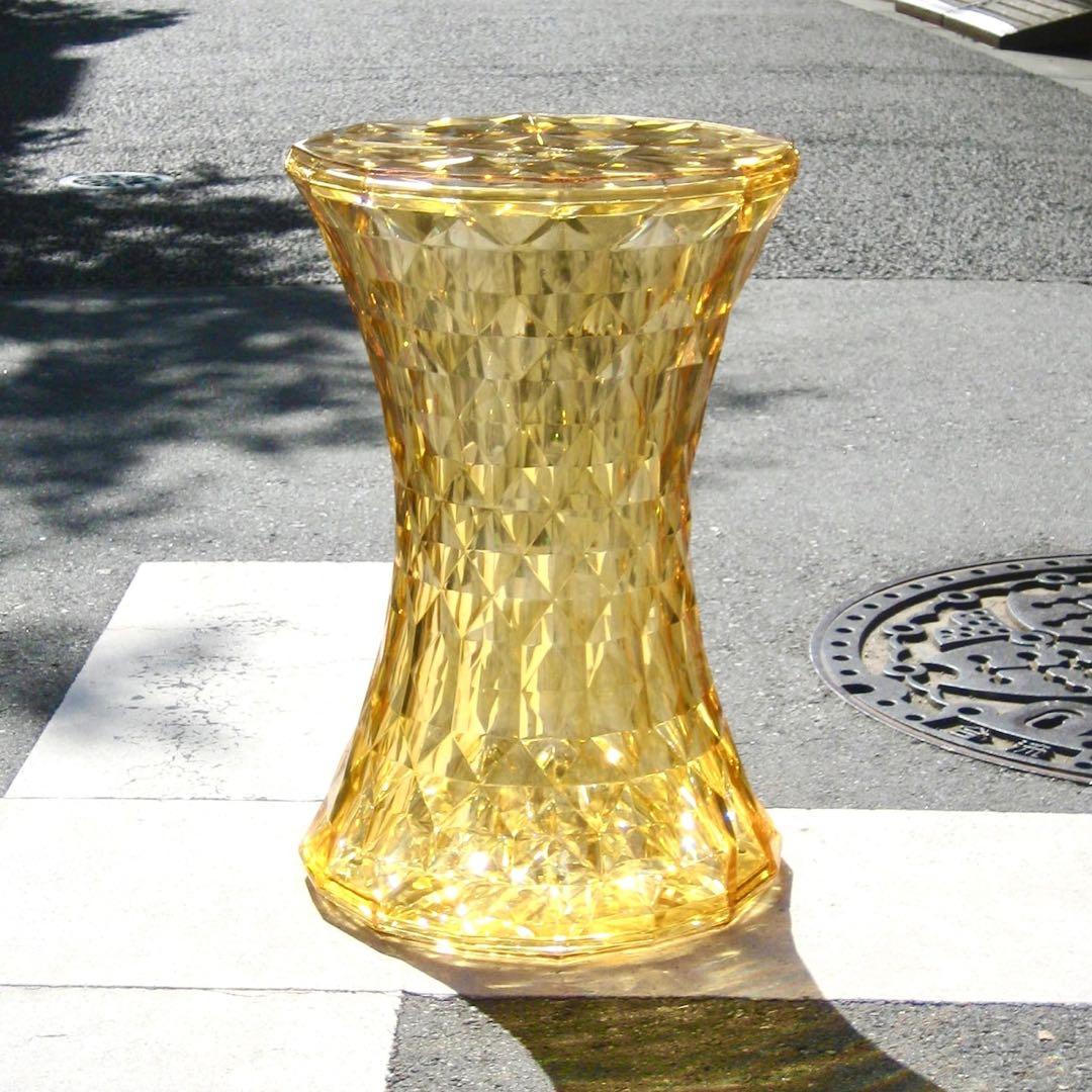【正規品】 Kartell カルテル Stone ストーン スツール イエロー