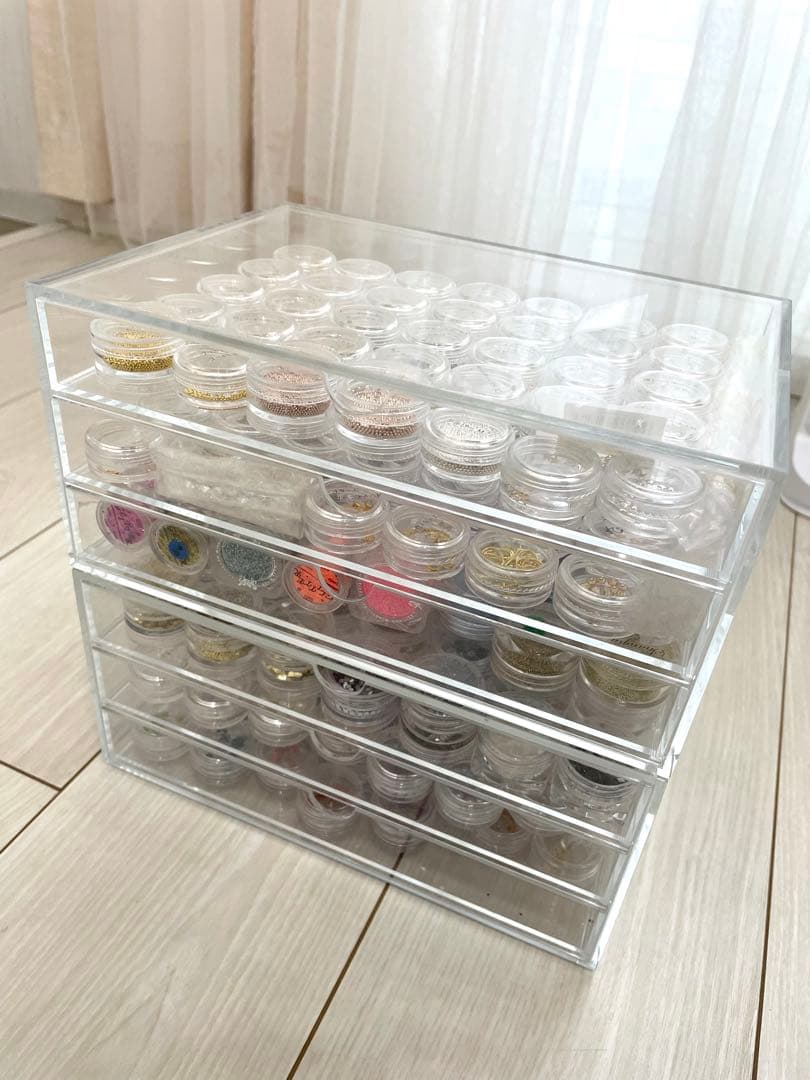 ネイルアート用品まとめ売り　ジェルネイル　ラメ　ホロ　メタル　パーツ