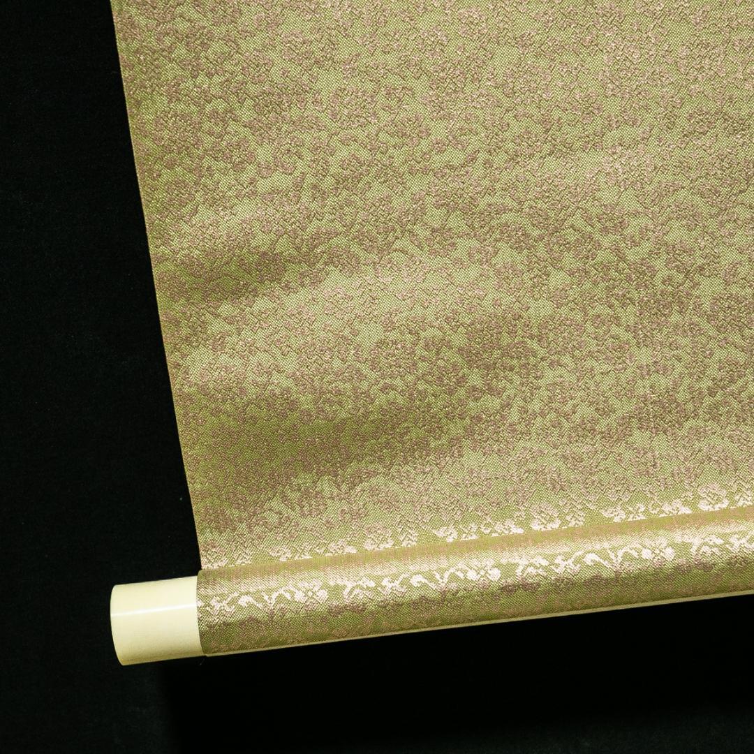 掛軸-1650　松島瑞巌寺　松原盤龍　「掬水月在手」「弄花香満衣」　双福