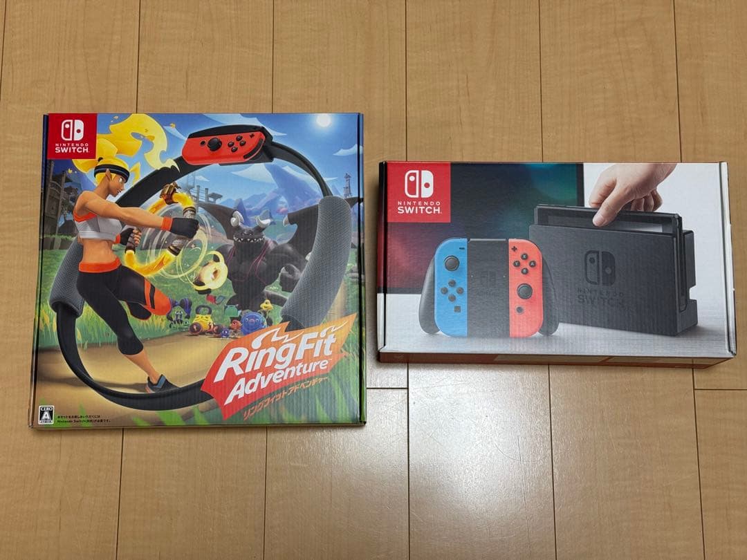 【美品】Nintendo Switch本体・リングフィットアドベンチャーセット