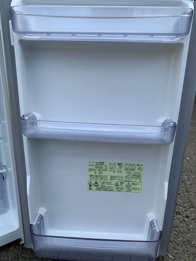 ♻️送料設置無料　SHARP ノンフロン冷凍冷蔵庫 SJ-H12Y-S