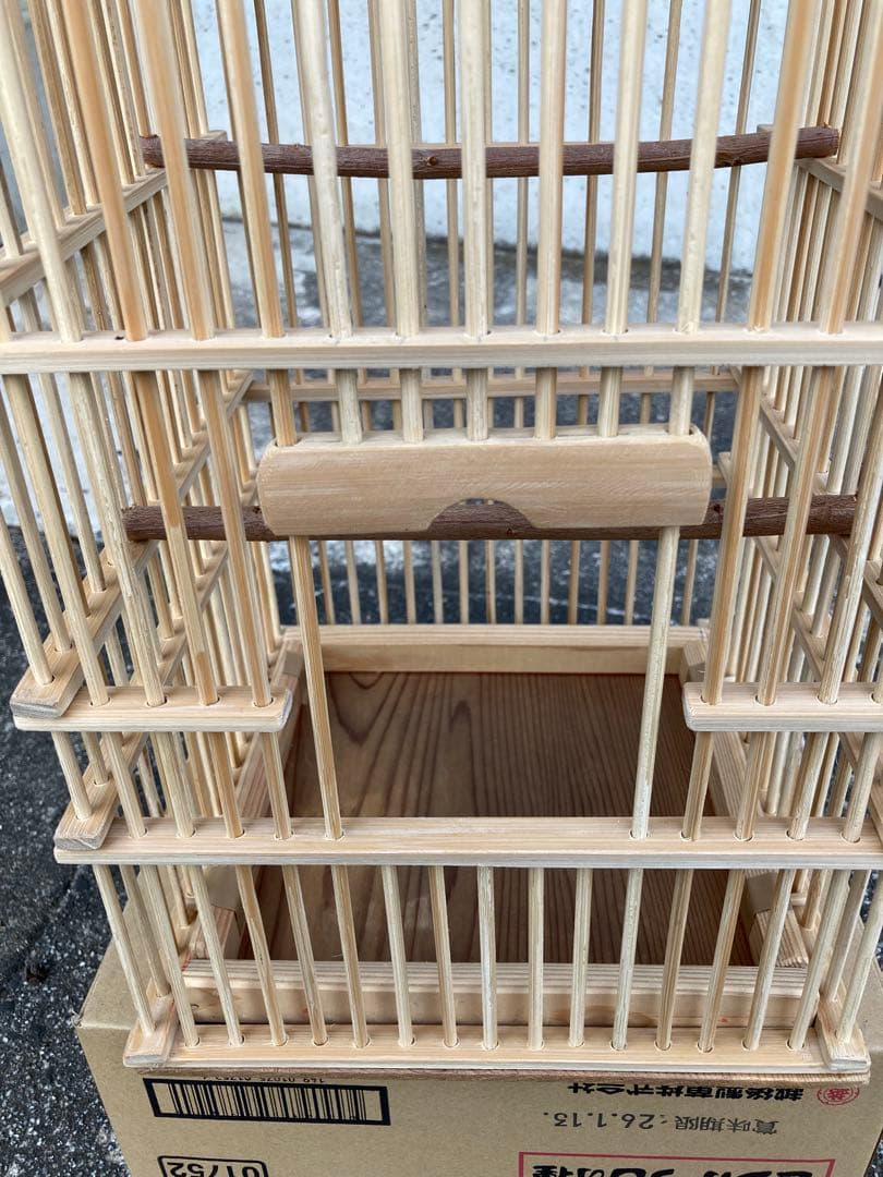 手作り鳥籠　竹籠　②