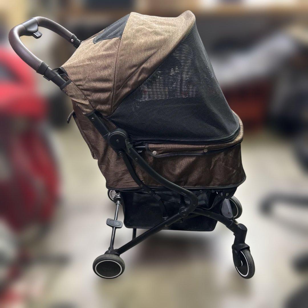 6533 タンスのゲン　折りたたみペットカート　4輪