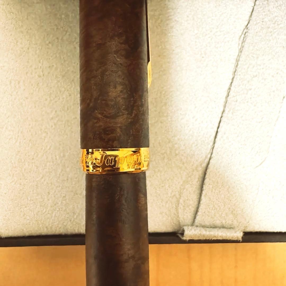 【未使用】アカブライヤー　センチュリー3776 プラチナ万年筆 F（細字）