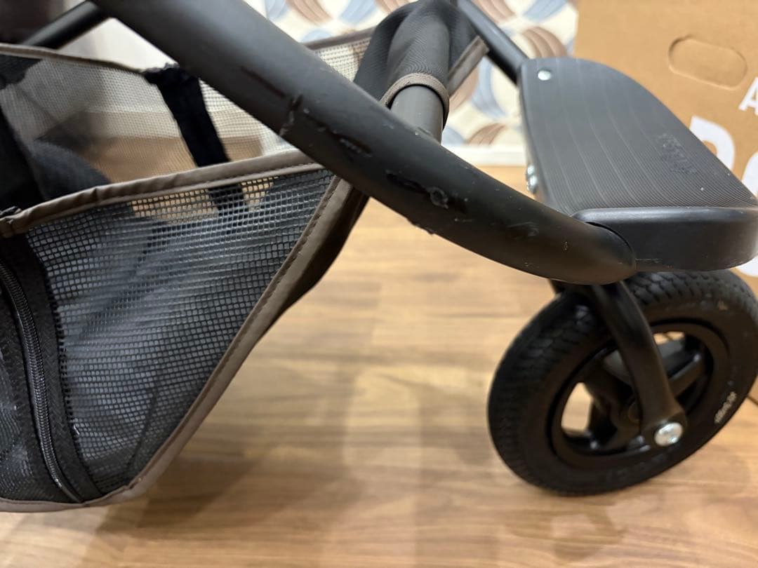 2-2⚠️専用ページ⚠️エアバギーDOME3 ペットカート　アースグレー　ラージ