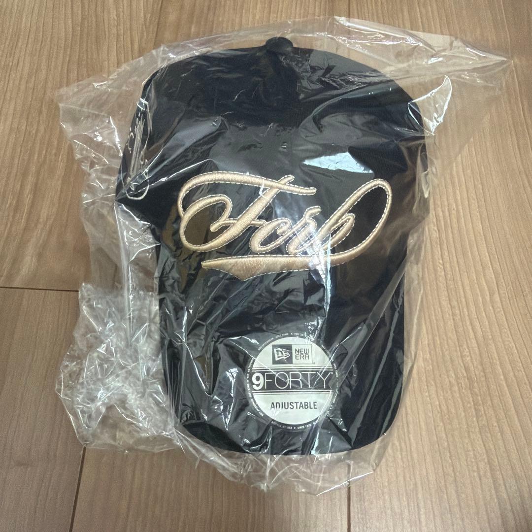 帽子 FCRB NEW ERA FLAG LOGO 9FORTY CAP BLACK