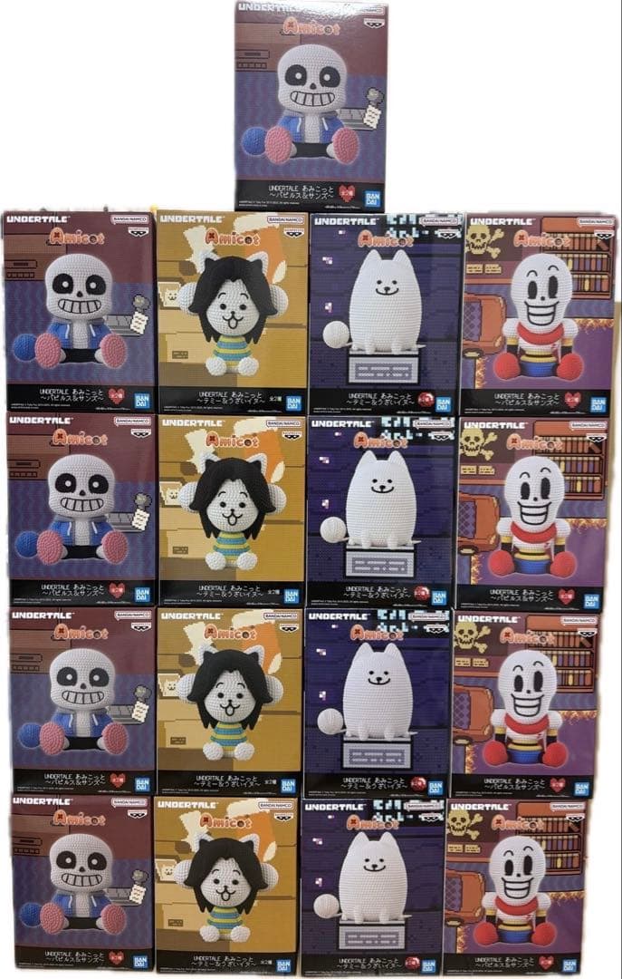 【17個】UNDERTALE あみこっと フィギュア4種