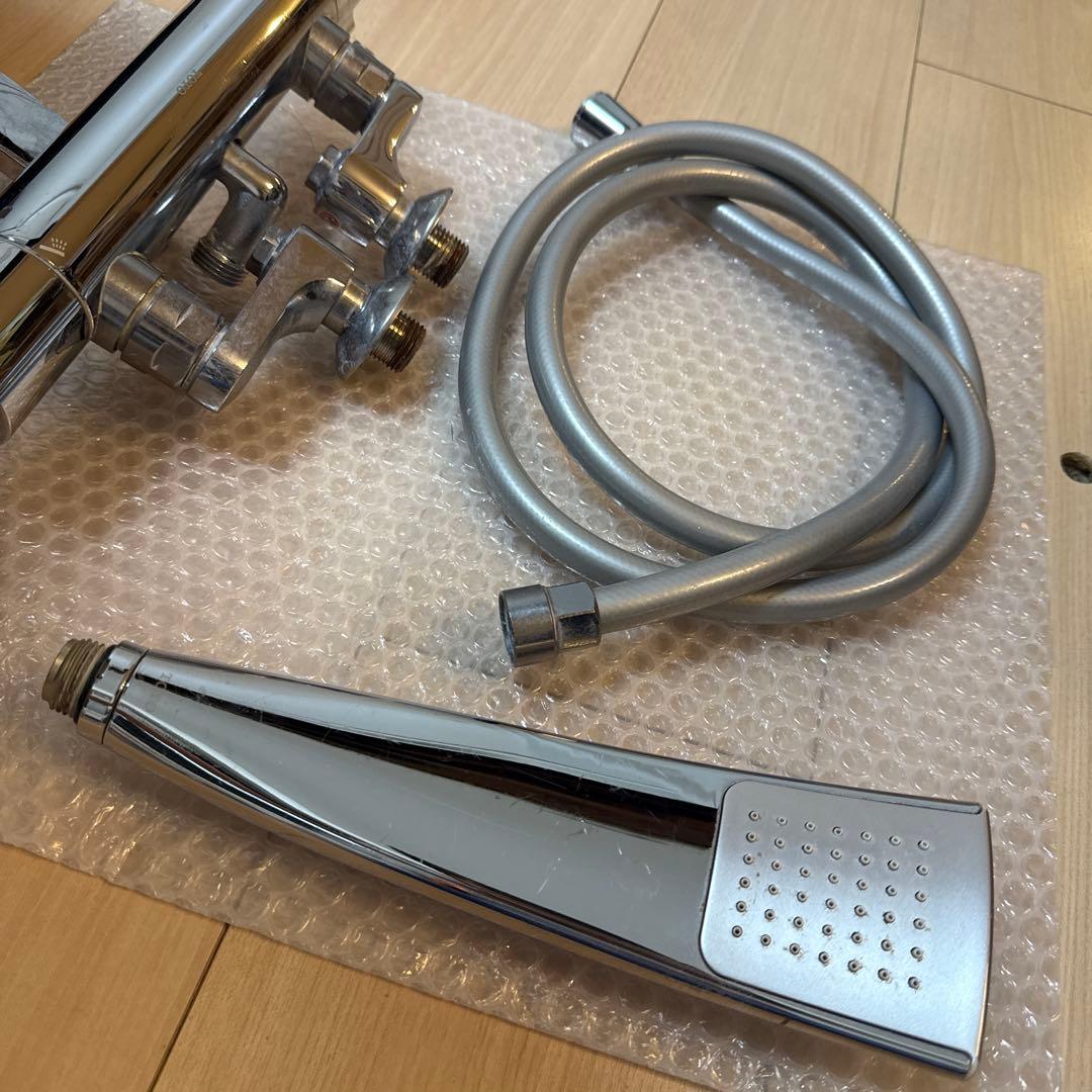 TOTOサーモスタット混合水栓 TBV03445J1 シャワーヘッドホース付き