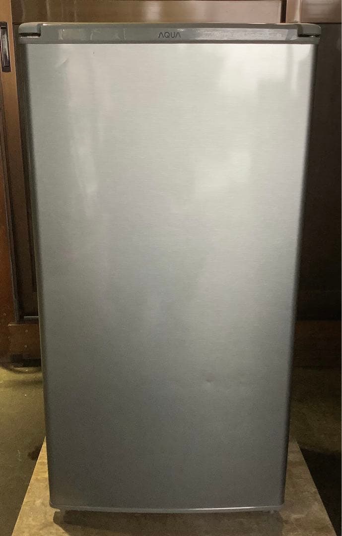 【高年式】AQUA 1ドア冷蔵庫 AQR-8K(S) 75L 22年製 シルバー