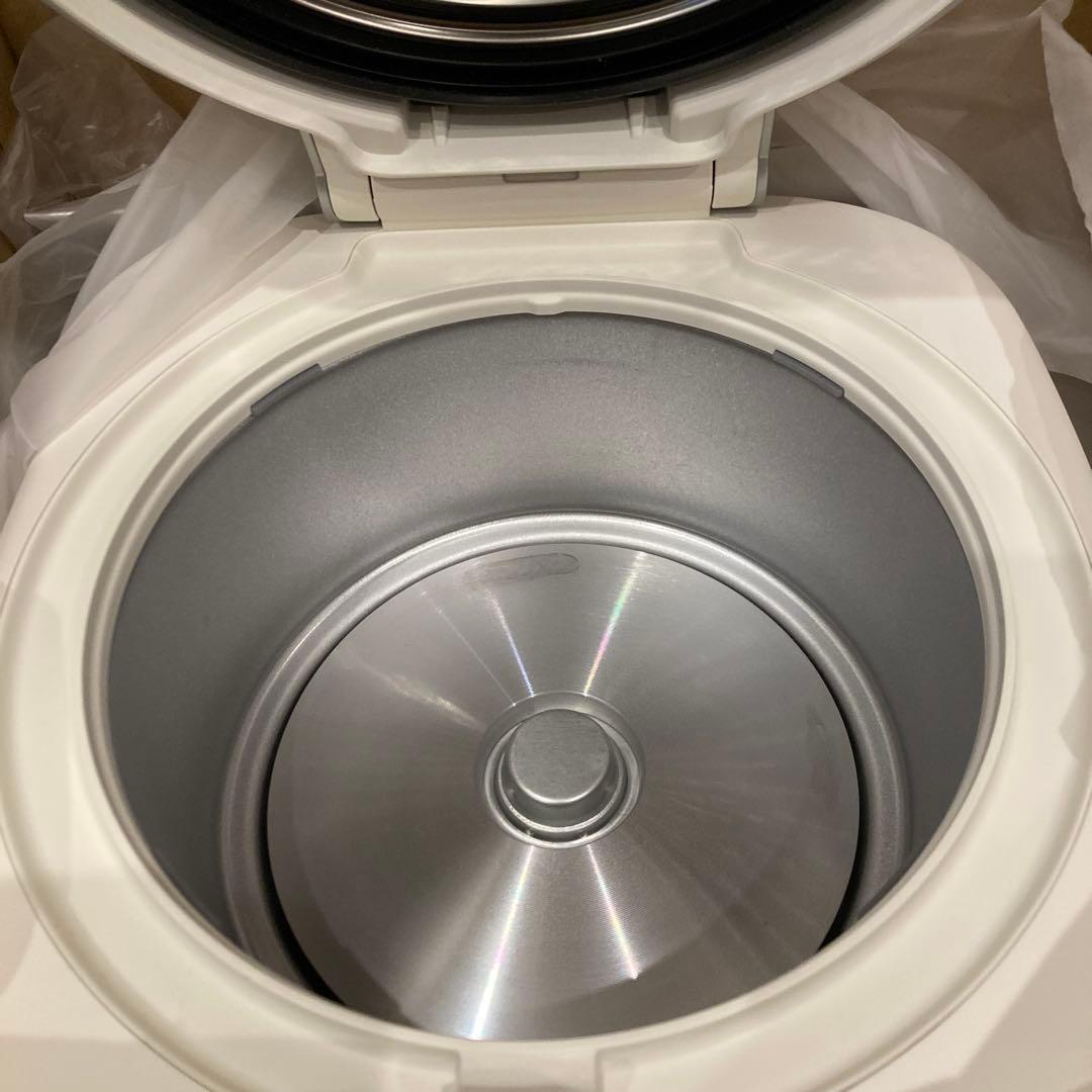 バルミューダー　炊飯器　ホワイト　保証書付