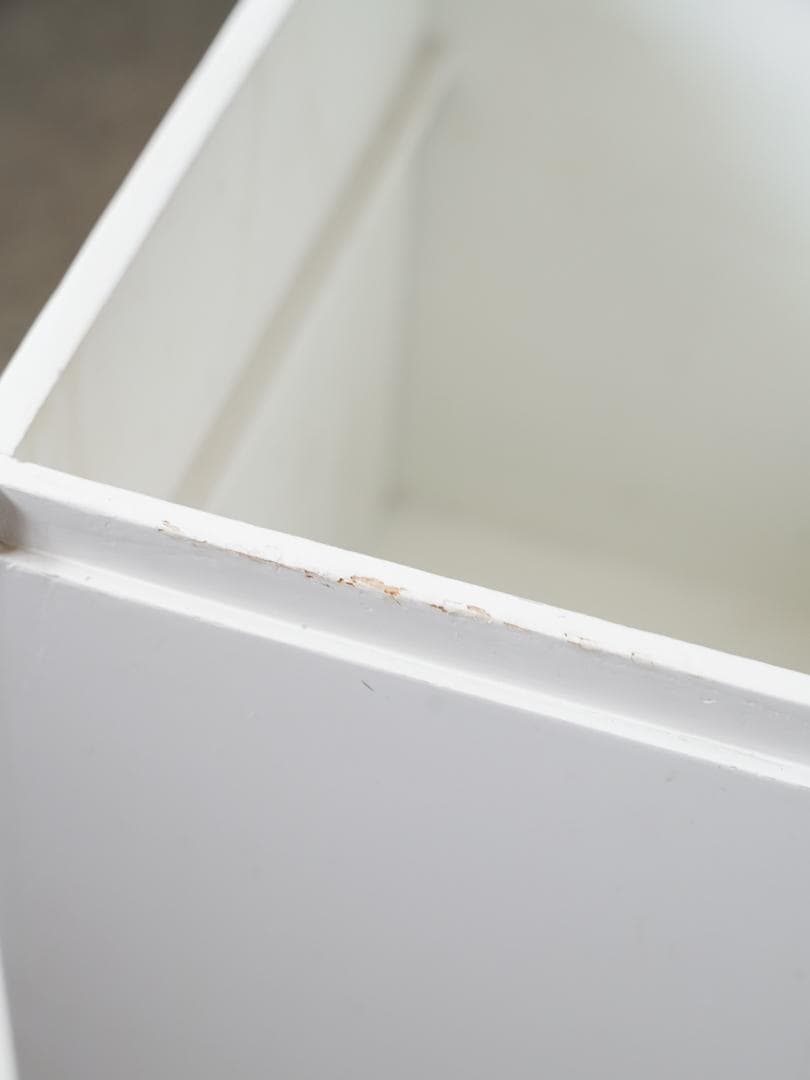 vintage サイドテーブル ミラー付きワゴン/収納 ミニマル