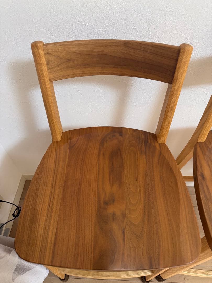 飛騨家具 イバタインテリア　カウンターチェア 一脚　①