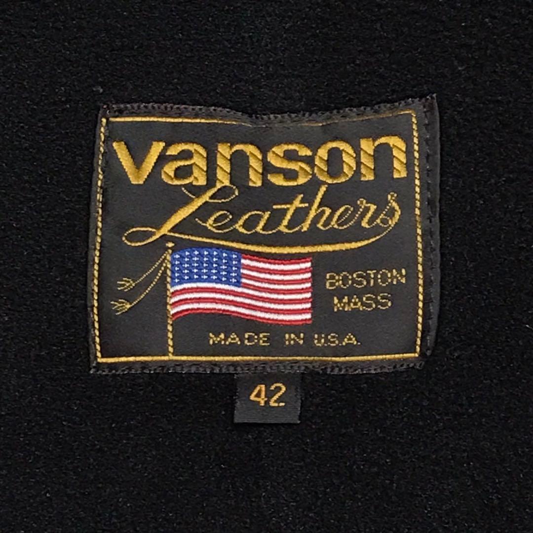 VANSON バンソン シングルライダースレザージャケット　タイプB USA製
