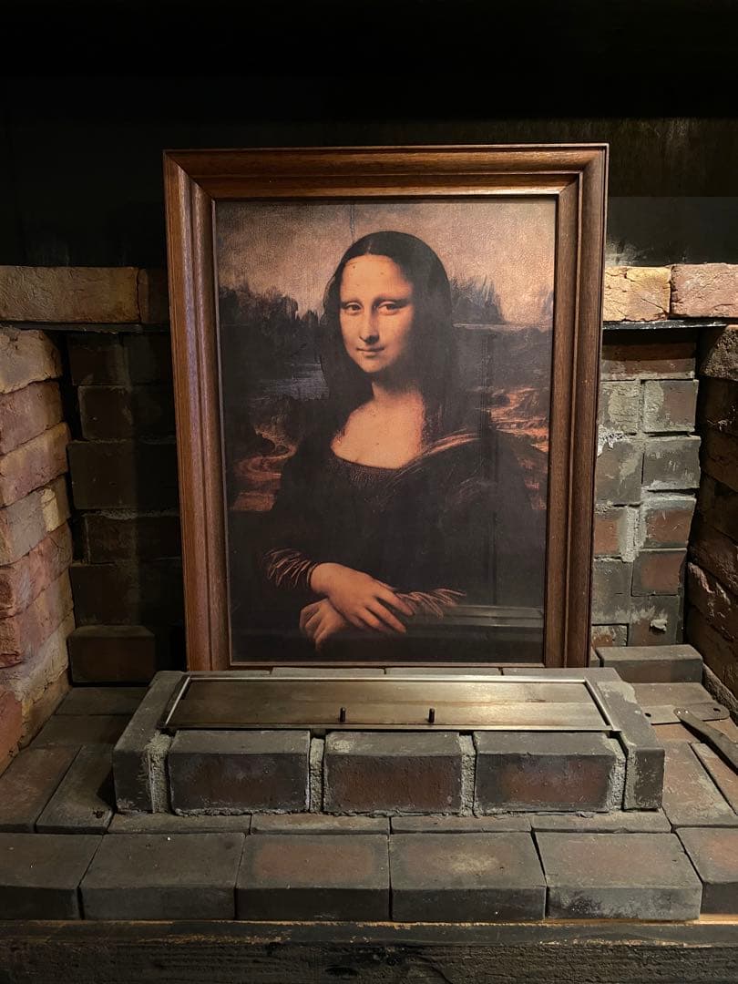 モナリザ 無垢木製フレーム肖像画55×73