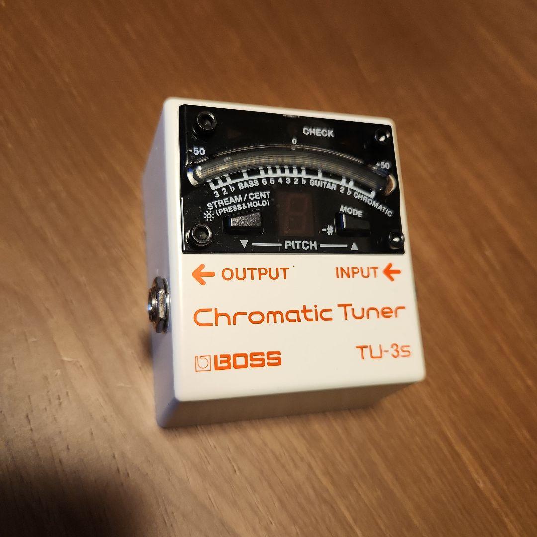 ギター BOSS Chromatic Tuner TU-3s