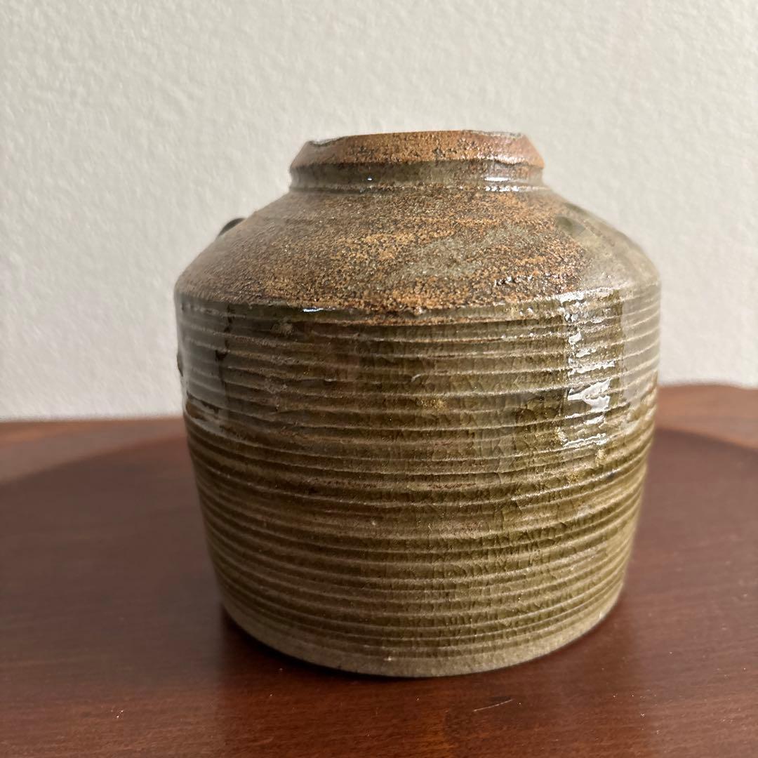 櫛掻　抹茶碗 民藝