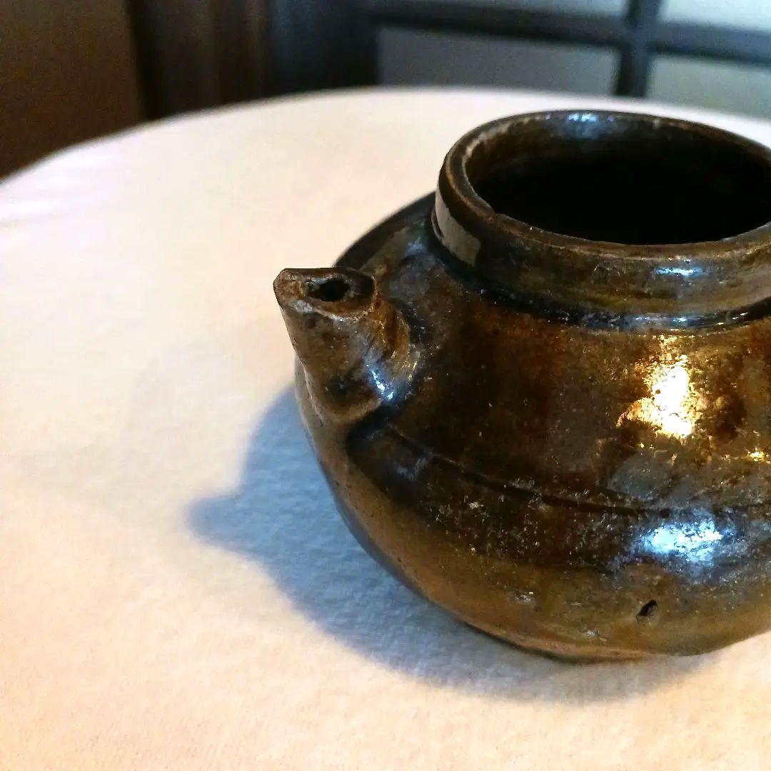 古瀬戸　飴紬水滴　江戸