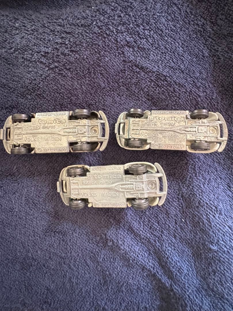 希少日本製トミカ　フォルックスワーゲン3台セット　東急ハンズ　1台でも可