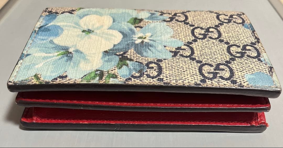 GUCCI グッチ 二つ折り財布 ブルームス フラワープリント