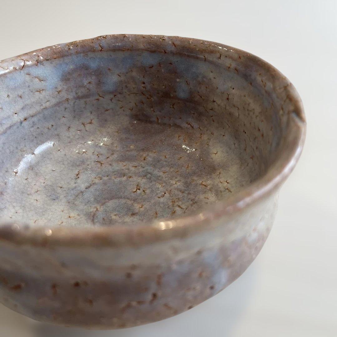 十一世坂高良伊左衛門　萩茶碗　割こうだい