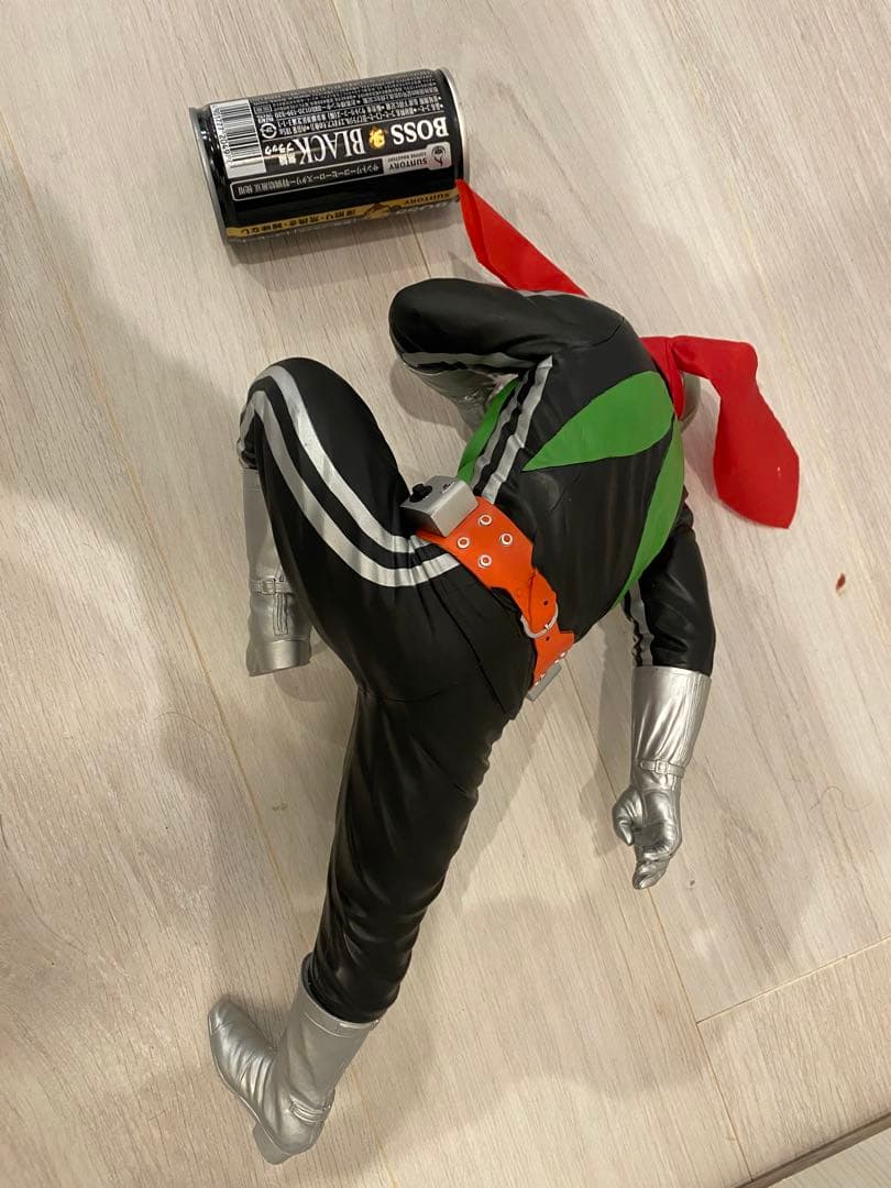 仮面ライダー1号　ライダーキック　マフラー付き 約30cm 未使用、箱無し