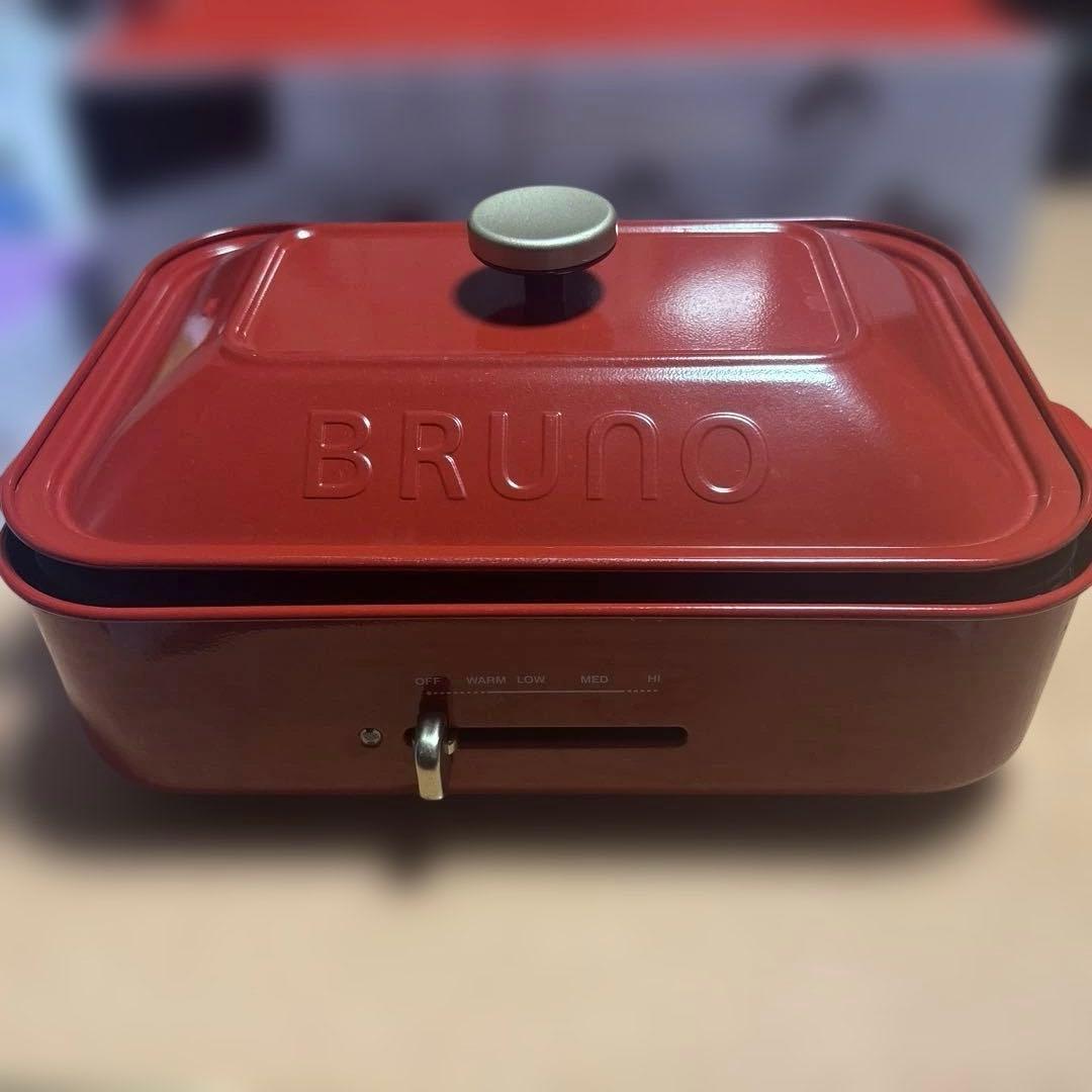 BRUNO　ブルーノコンパクトホットプレート 箱付きセット