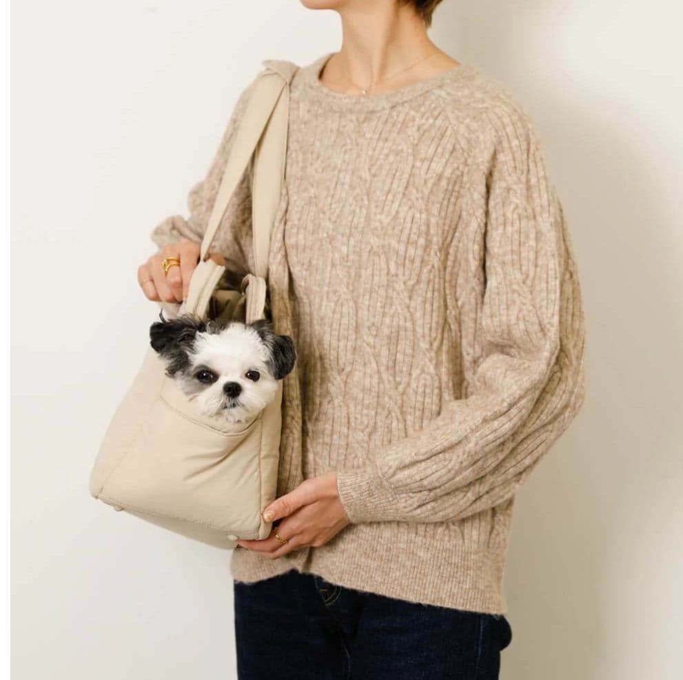 新品タグ付き 軽量撥水ペットトートバッグ【moncheri】