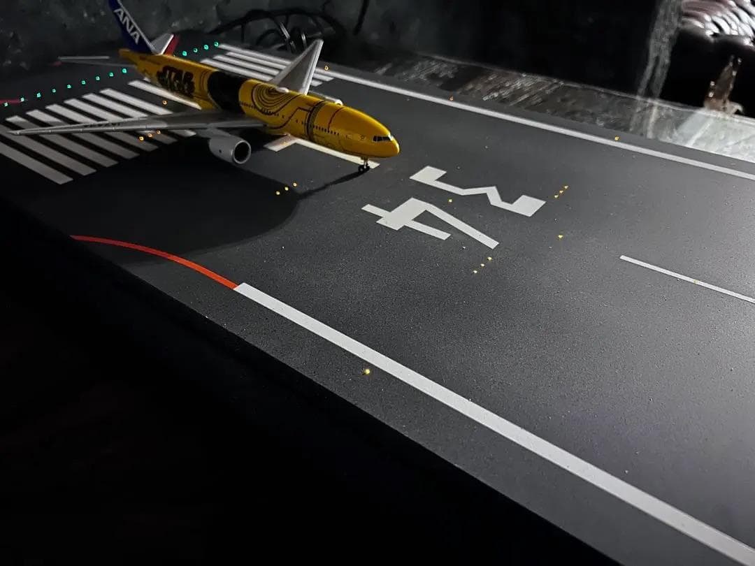 デルタグルーヴ/Delta Groove 滑走路 成田空港 ジオラマ 1/200