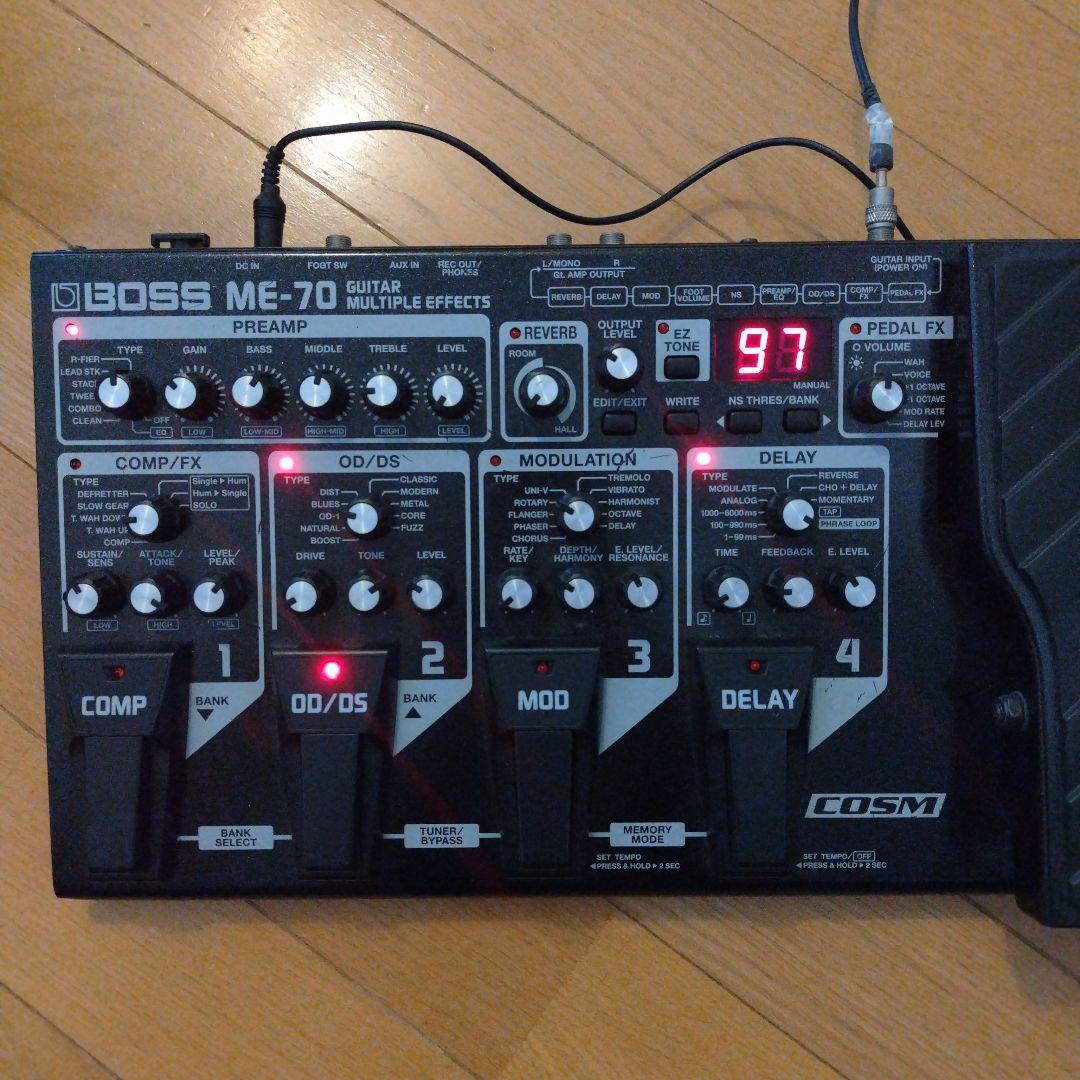 BOSS ME-70 マルチエフェクター 別売アダプター付 取説付
